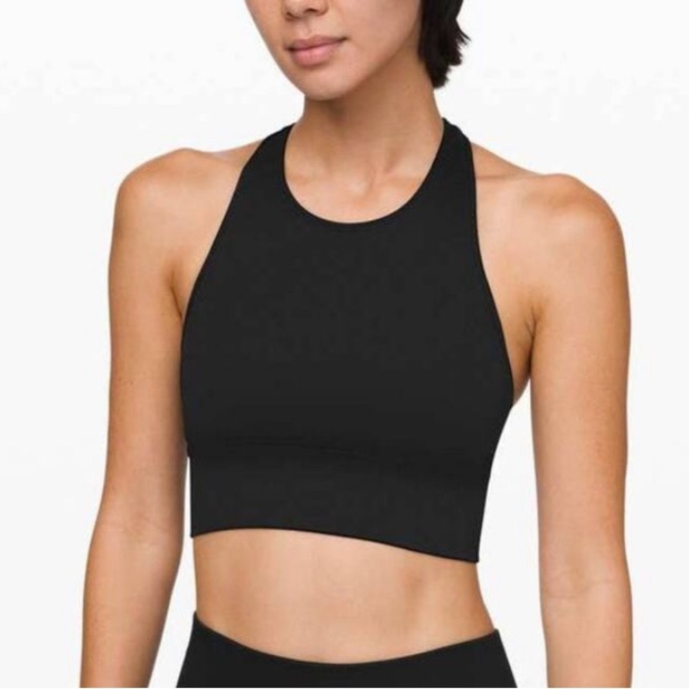 Lululemon Ebb To Train Sports Bra 6 Black